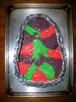 Egg Cake Process Picture