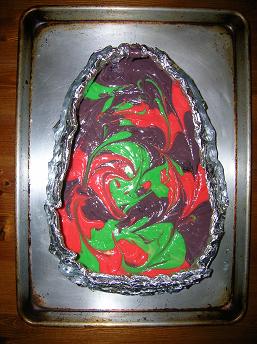 Egg Cake Process Picture