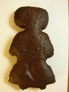 Graduate un-iced cake