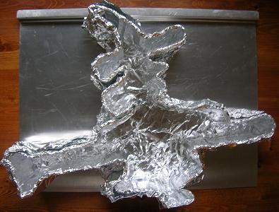 Witch-on-a-Broom Halloween Cake