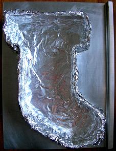 Christmas Stocking Cake