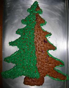 Christmas Tree Cake