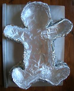 Christmas Gingerbread Man Cake