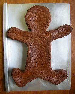 Christmas Gingerbread Man Cake