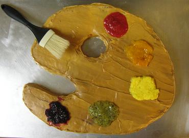 Painters palette Cake